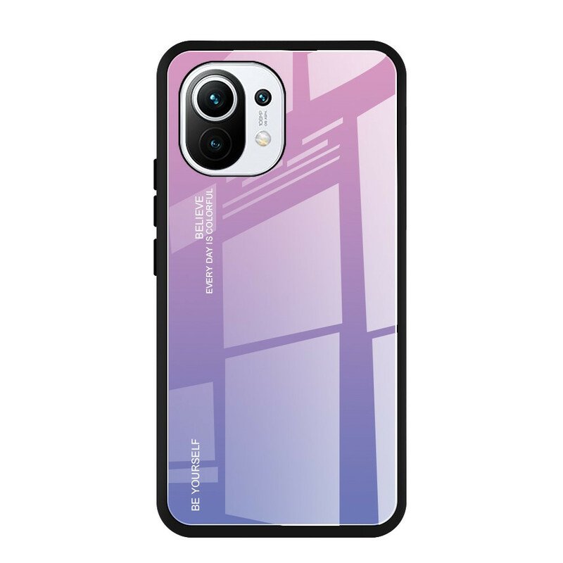 Mobilskal Xiaomi Mi 11 (5G) Härdat Glas Var Dig Själv