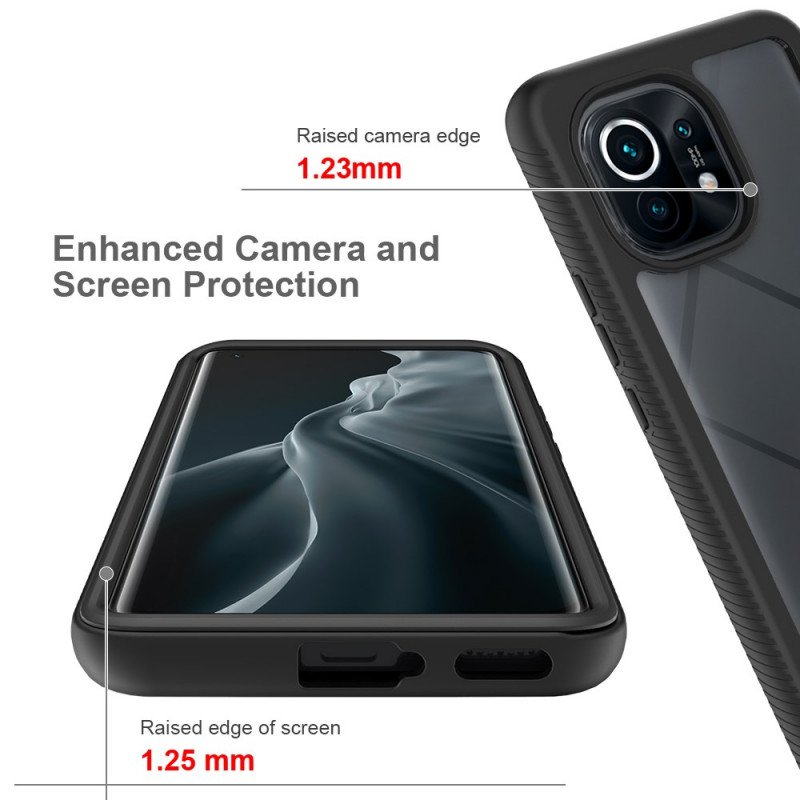Skal Xiaomi Mi 11 (5G) Hybriddesign Silikonkanter