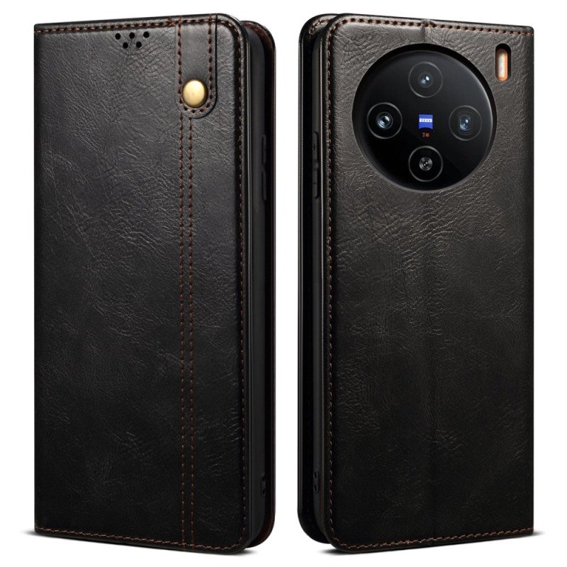 Folio-fodral Vivo X100 Pro Vaxat Konstläder