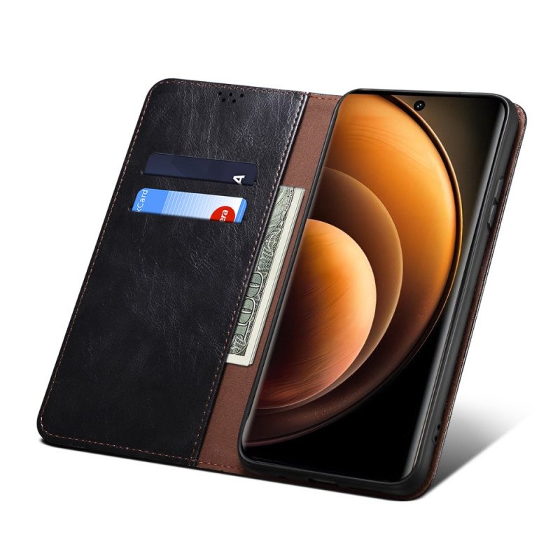 Folio-fodral Vivo X100 Pro Vaxat Konstläder