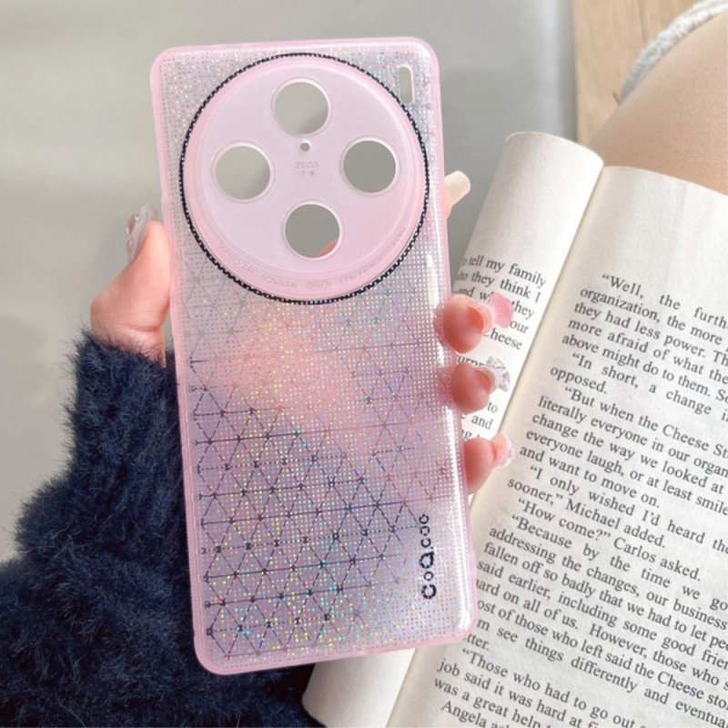 Skal Vivo X100 Pro Telefonfodral Q.coo Bling Aurora-serien