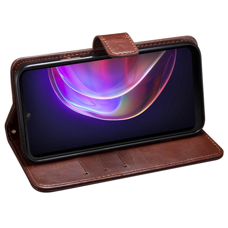 Skyddsfodral Vivo X100 Pro Idewei Konstläder