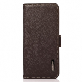 Fodral Samsung Galaxy S23 5G Litchi Läder Khazneh Rfid