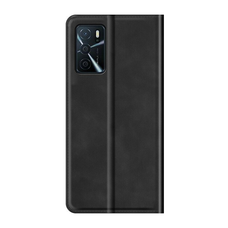 Folio-fodral Oppo A16 / A16s Läderfodral Hudberöring