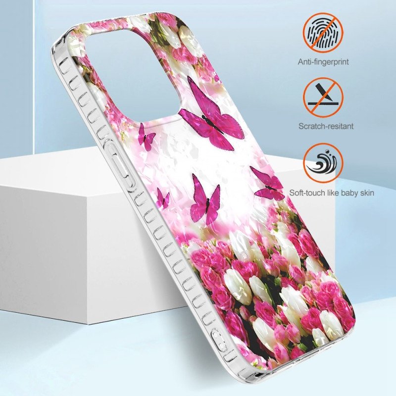 Mobilskal iPhone 14 Pro Max Snygga Fjärilar