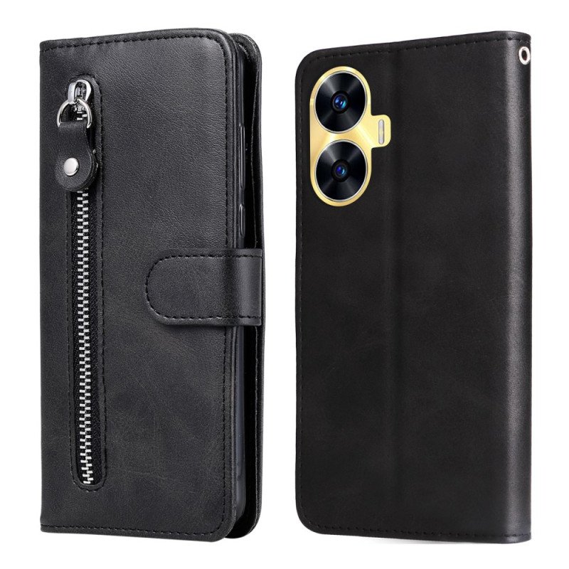 Fodral Realme C55 Myntväska Fram