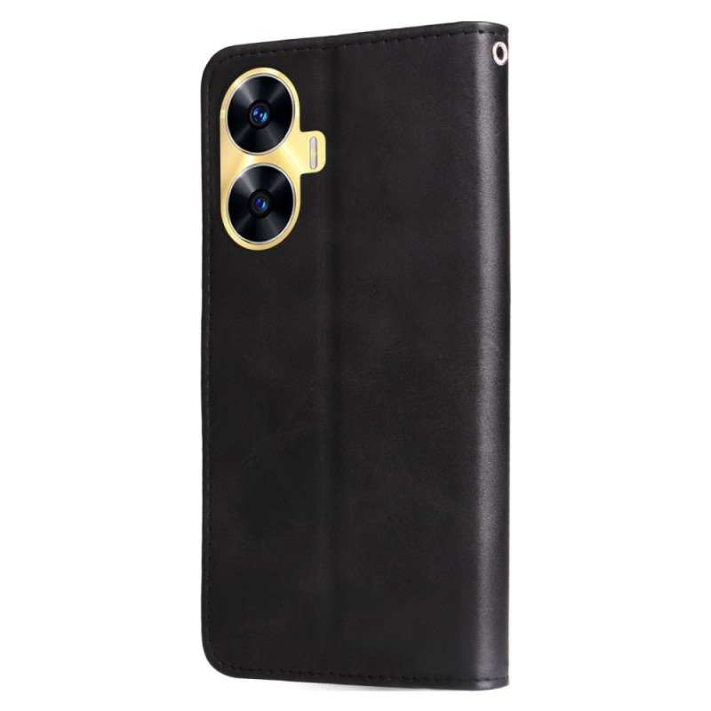 Fodral Realme C55 Myntväska Fram