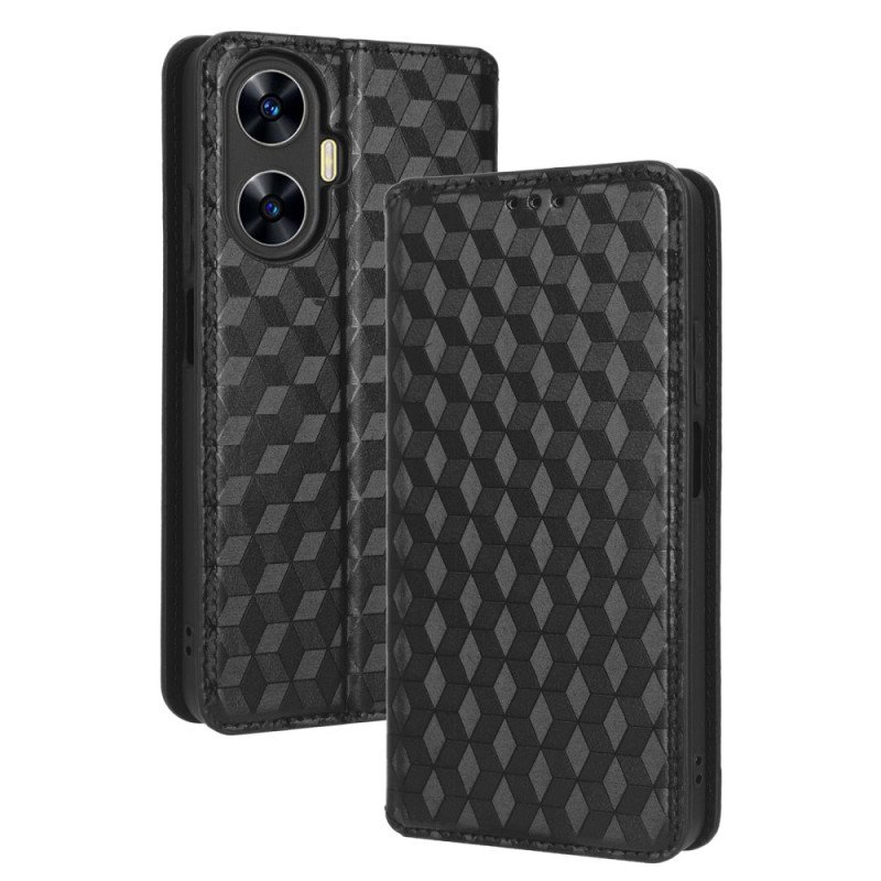 Folio-fodral Realme C55 Telefonfodral 3d-mönster