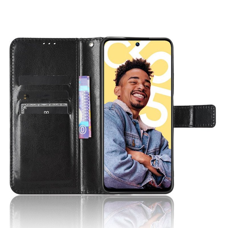 Skyddsfodral Realme C55 Flashig Rem I Konstläder