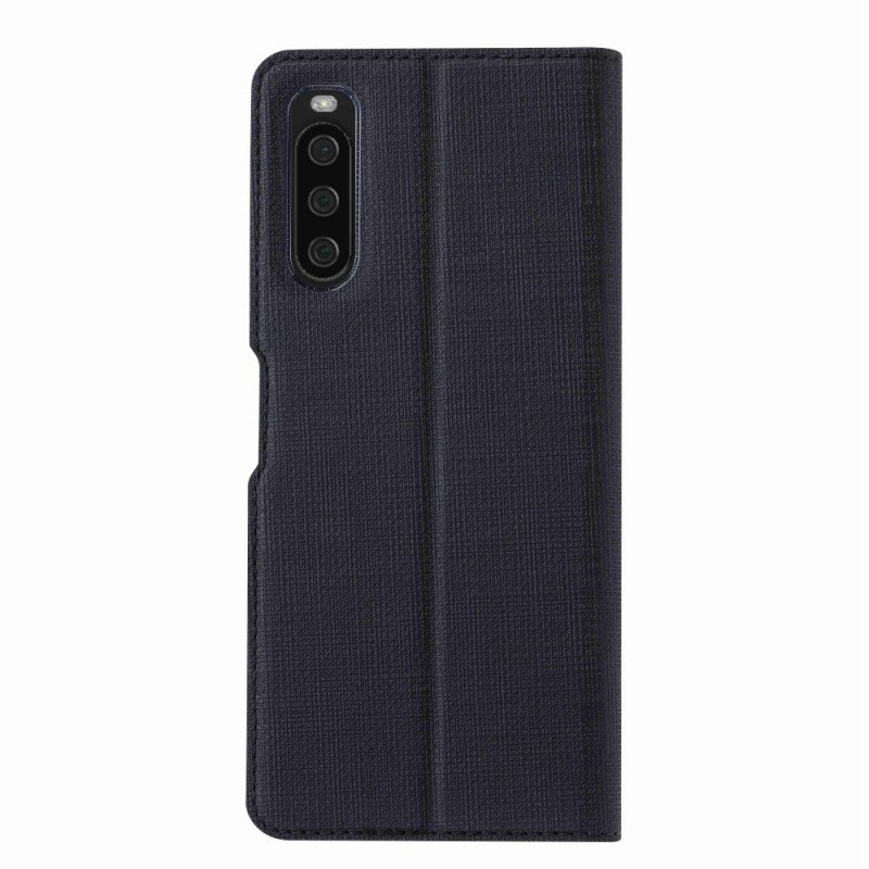 Folio-fodral Sony Xperia 10 IV Läderfodral Vili Tygstruktur
