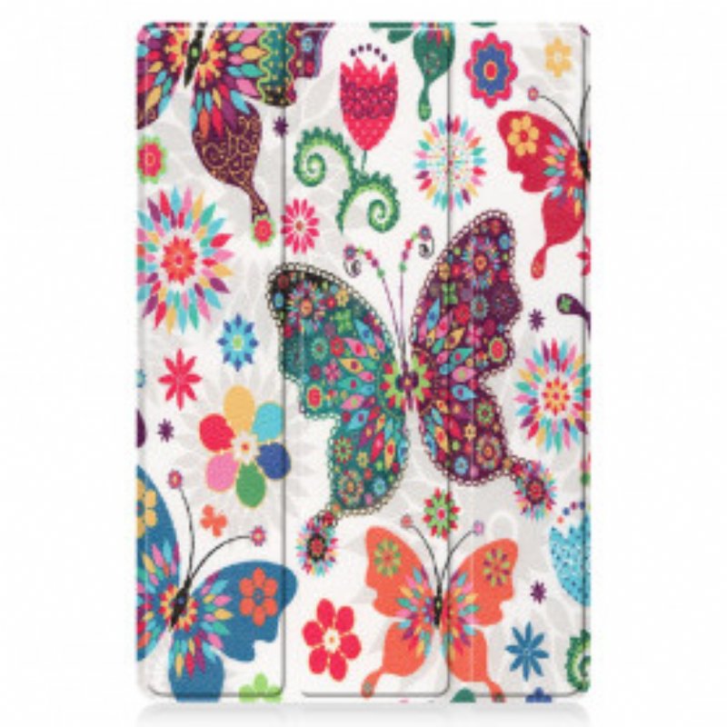 Skal Huawei MatePad 11 (2021) Retro Fjärilar Och Blommor