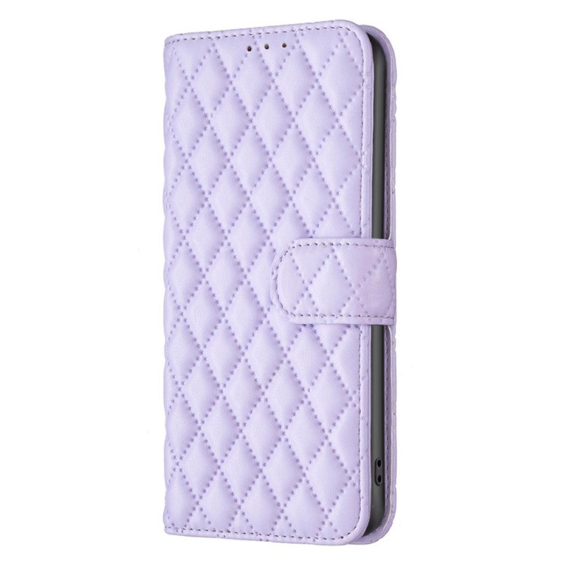 Fodral Samsung Galaxy M55 5g Quiltad Binfen Färg
