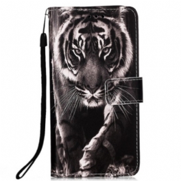 Fodral Xiaomi Redmi 10C Med Kedjar Fantastisk Thong Tiger
