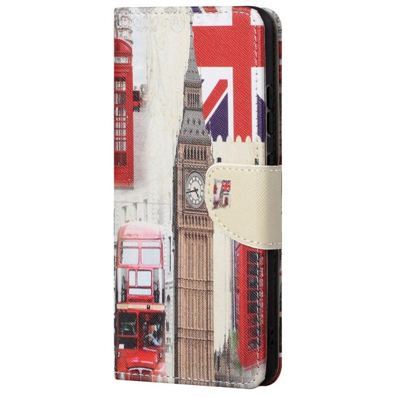 Läderfodral Xiaomi Redmi 10C London Livet