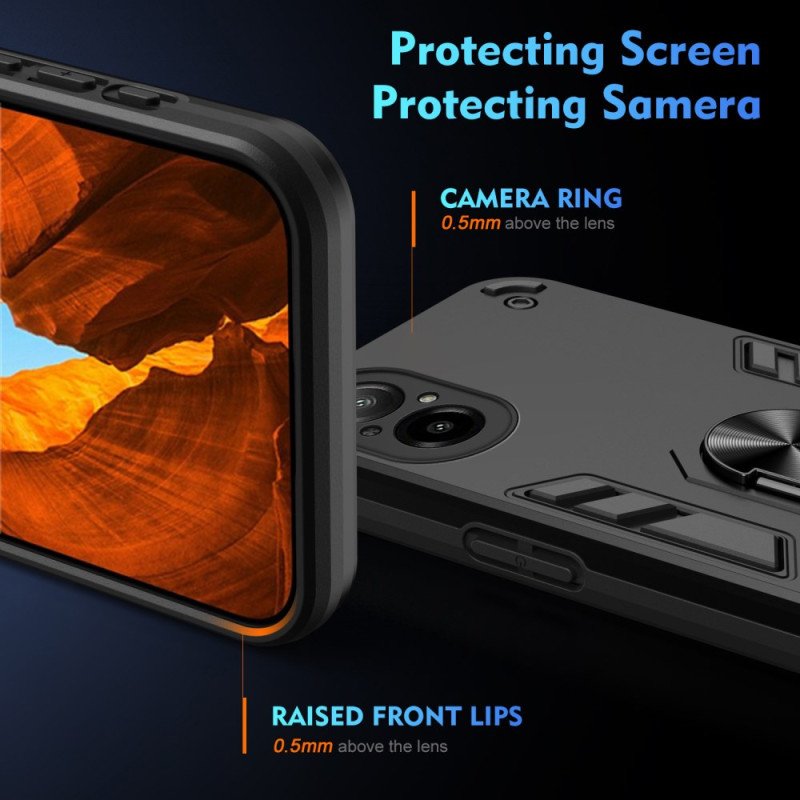 Skal Realme C67 Telefonfodral Ring Hållare