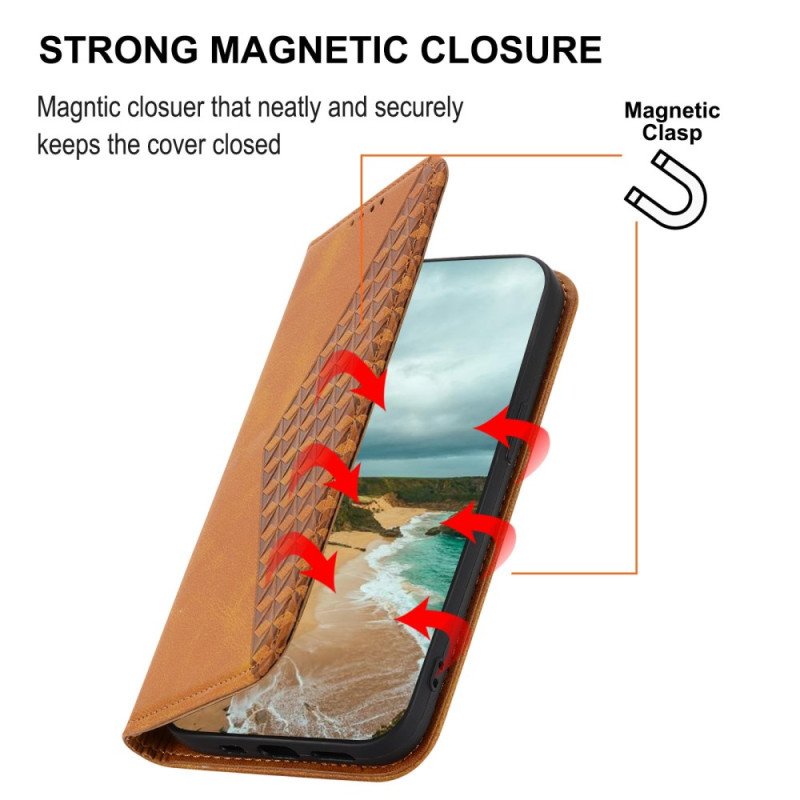 Folio-fodral Realme C53 Diamantmönsterrem