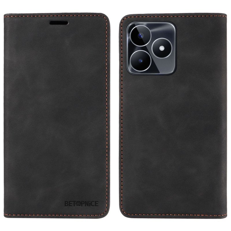 Folio-fodral Realme C53 Telefonfodral Rfid-blockerande Betopnice