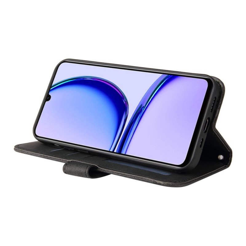 Läderfodral Realme C53 Telefonfodral Nit Med Rem