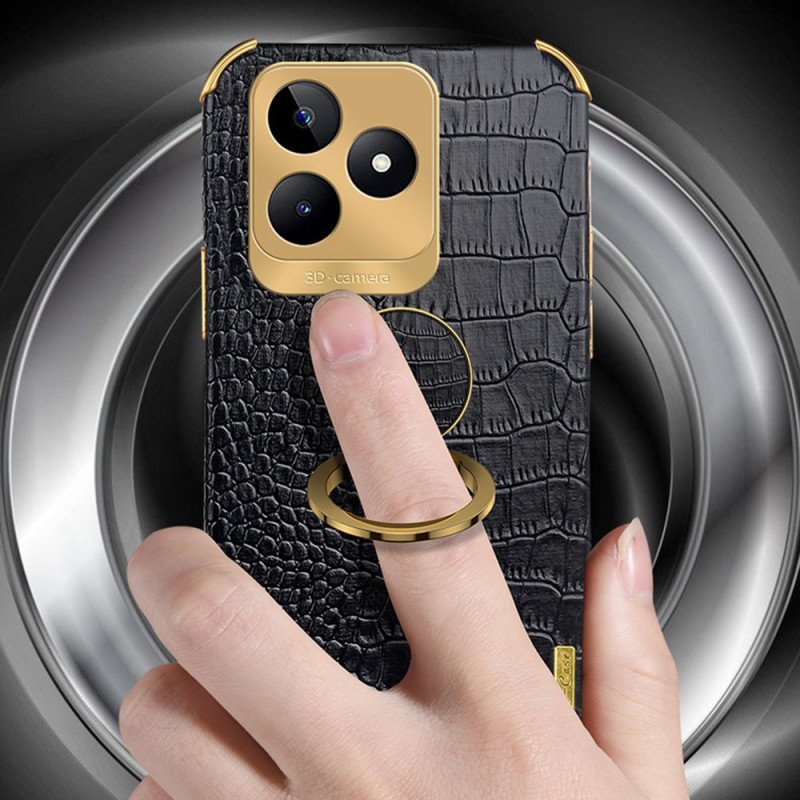 Skal Realme C53 Ringhållare Med Krokodilstruktur