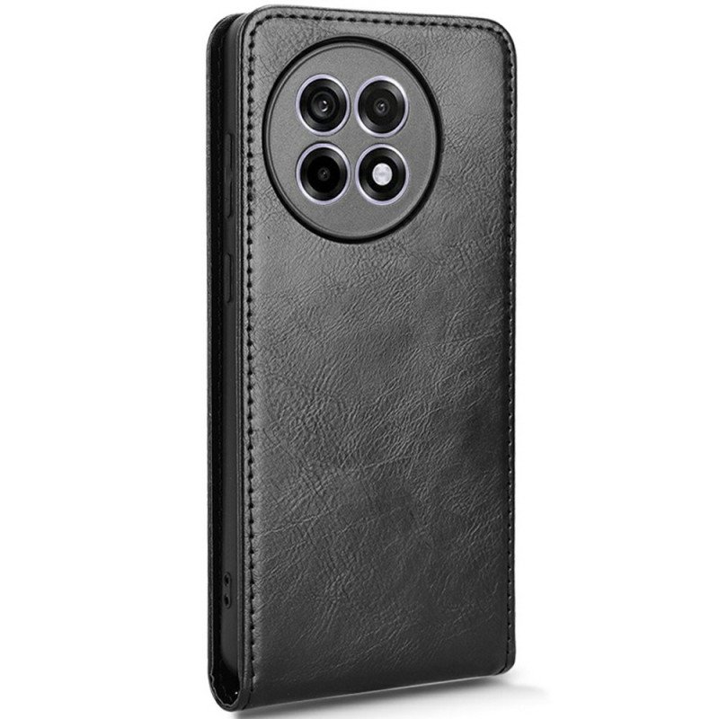 Fodral Oneplus 13r Konstläder Med Vertikal Flik