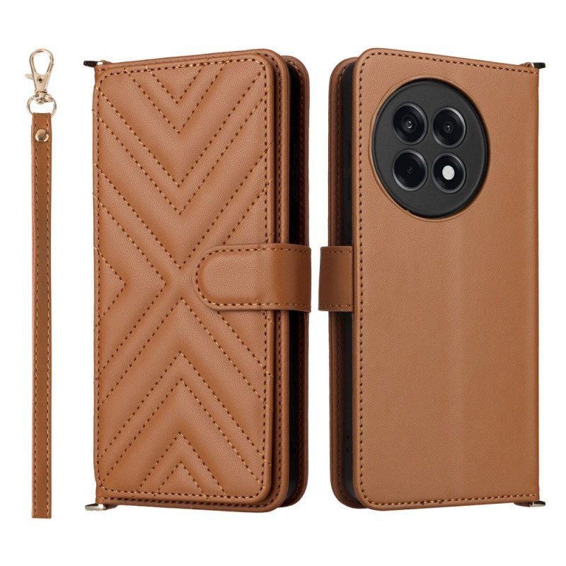 Fodral Oneplus 13r Snygg Med Rem Och Axelrem