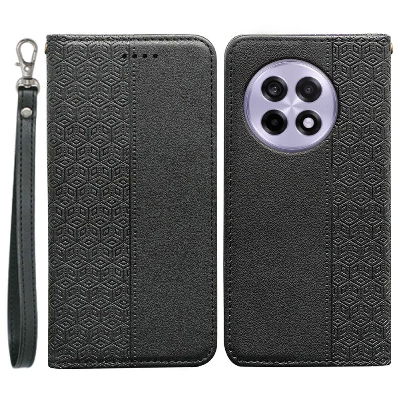 Folio-fodral Oneplus 13r Plånbok Med Rutigt Mönster