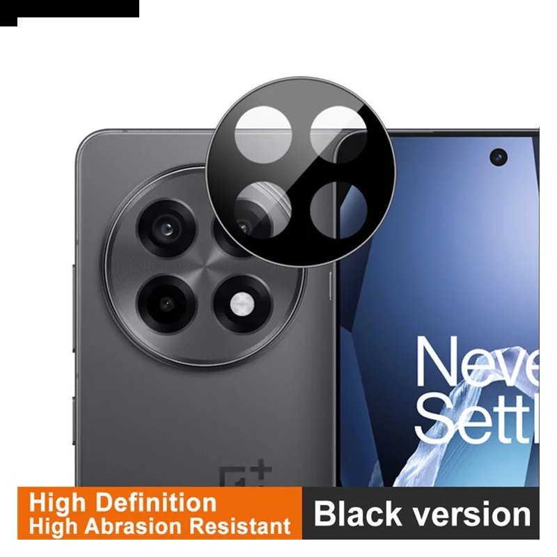 Linsskydd I Härdat Glas För Oneplus 13r (svart Version)