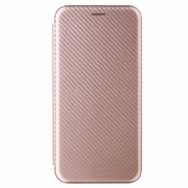 Folio-fodral OnePlus Nord N100 Läderfodral Kolfiber