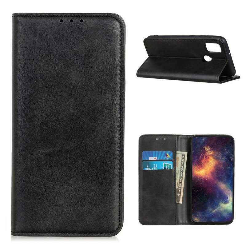 Folio-fodral OnePlus Nord N100 Läderfodral Split Läder