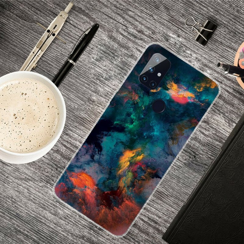 Skal OnePlus Nord N100 Färgglada Moln
