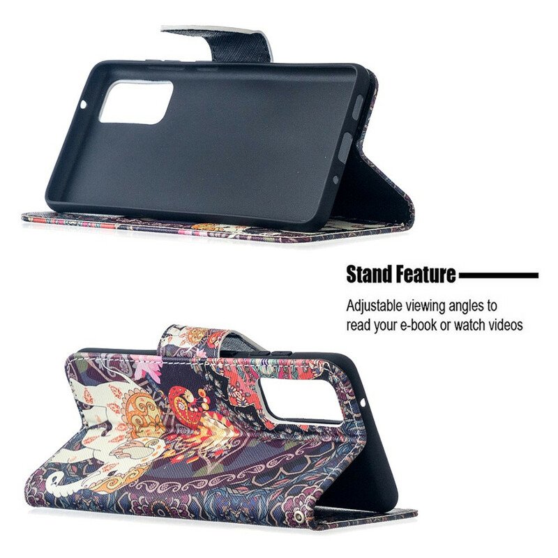 Fodral Samsung Galaxy S20 FE Etniska Elefanter Mandala