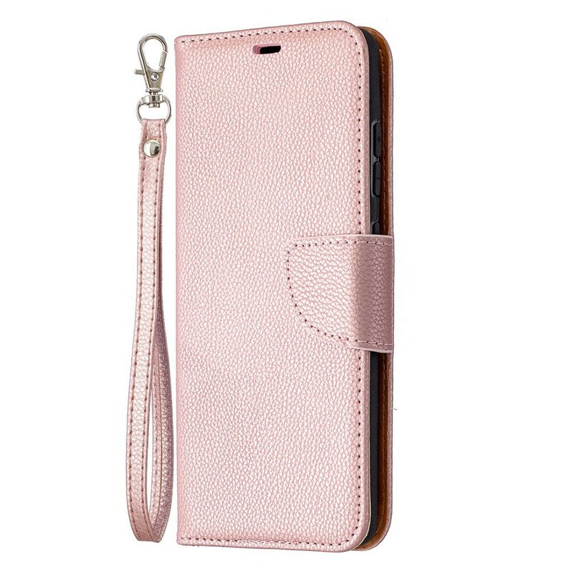 Fodral Samsung Galaxy S20 FE Folio-fodral Litchi Rabat Oblique