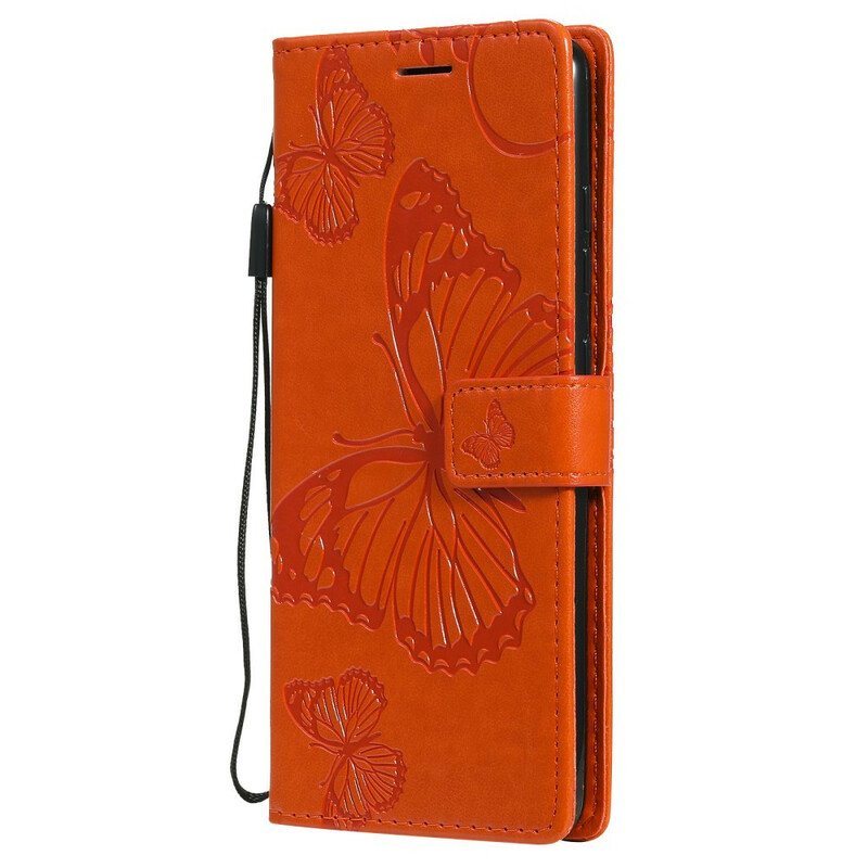 Fodral Samsung Galaxy S20 FE Med Kedjar Jättebandfjärilar