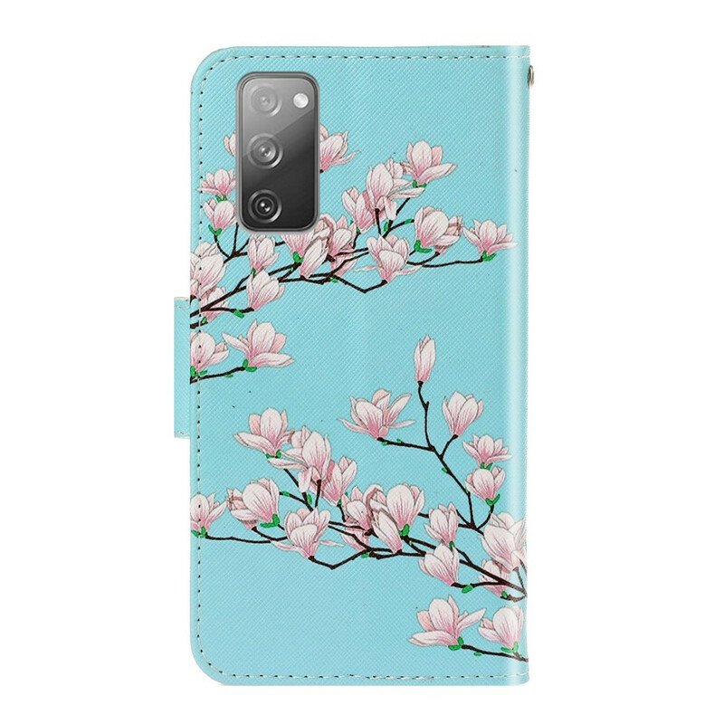 Fodral Samsung Galaxy S20 FE Med Kedjar Strappy Buske