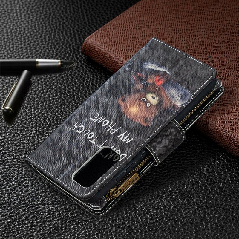 Fodral Samsung Galaxy S20 FE Pocketbjörn Med Dragkedja