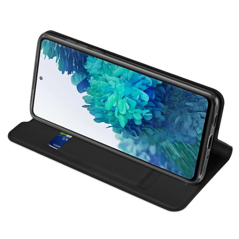 Folio-fodral Samsung Galaxy S20 FE Läderfodral Skin Pro Dux Ducis