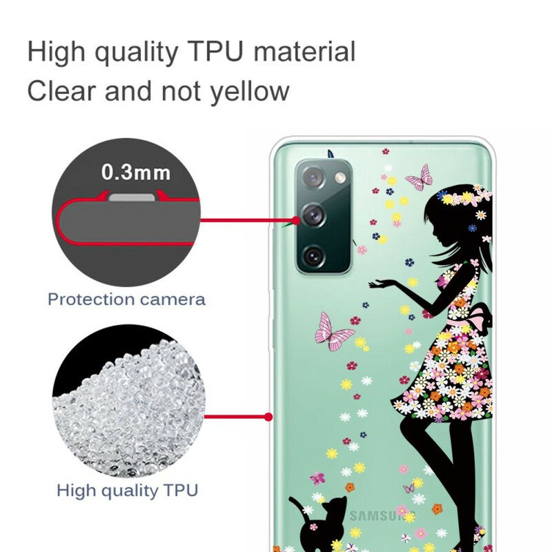 Skal Samsung Galaxy S20 FE Vackert Blomhuvud