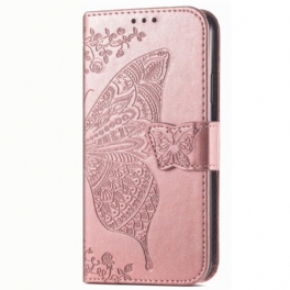 Folio-fodral Vivo Y16 Barock Fjäril