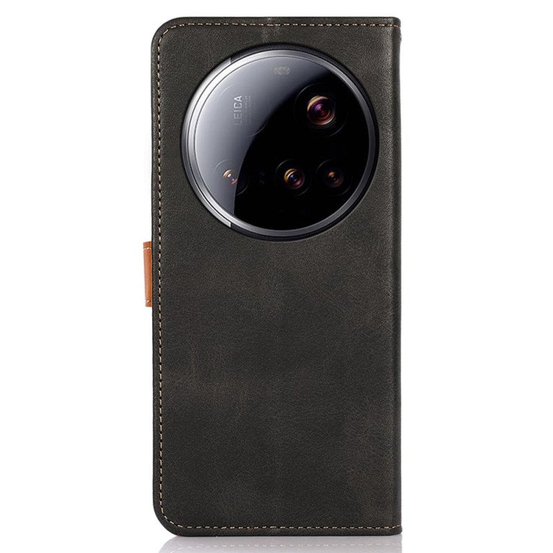 Fodral För Xiaomi 15 Ultra Guldfärgat Spänne