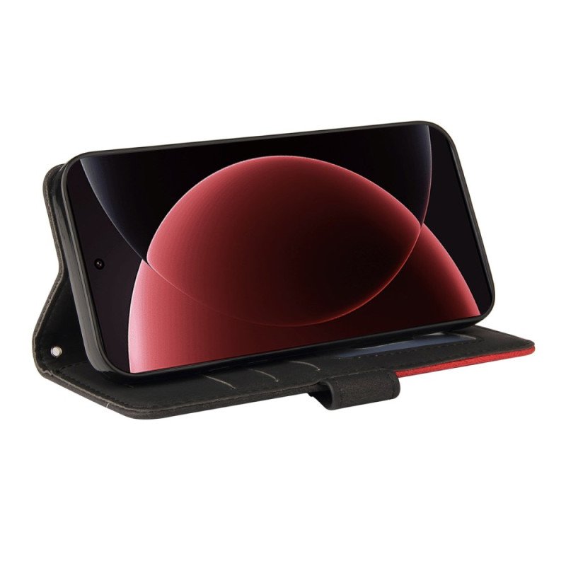 Fodral För Xiaomi 15 Ultra Tvåfärgade Vågiga Linjer