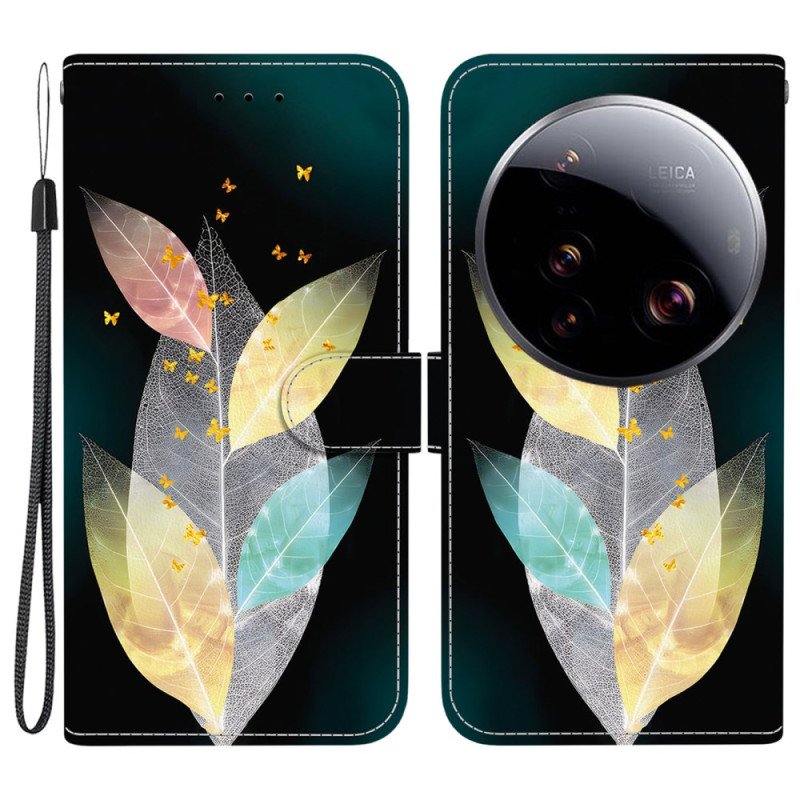 Fodral Xiaomi 15 Ultra Färgglada Löv