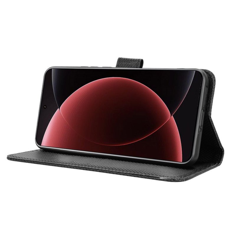 Läderfodral Xiaomi 15 Ultra Telefonfodral Remsömmar