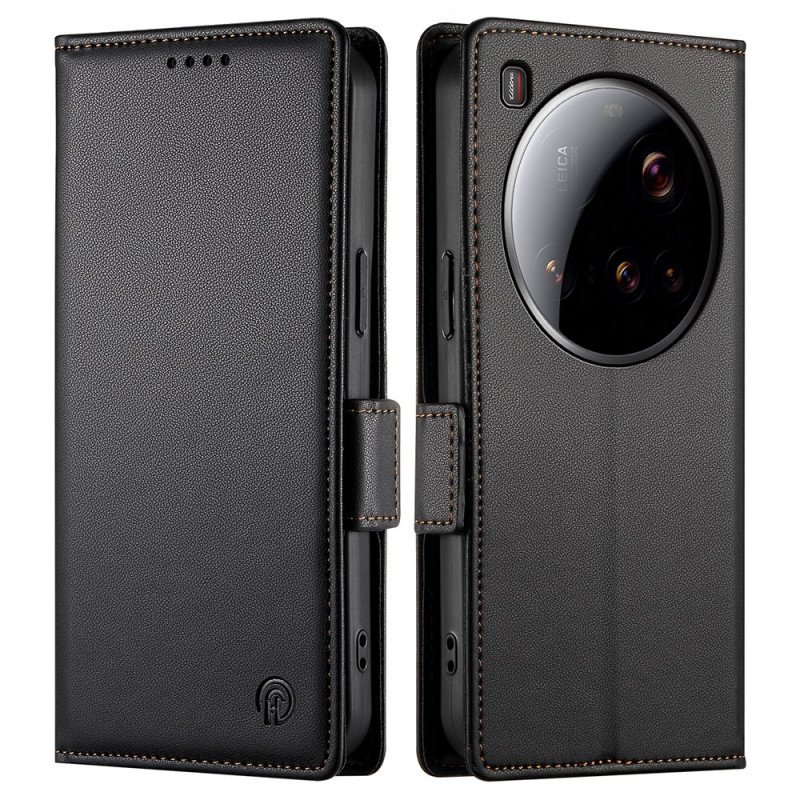 Läderskal Fodral Xiaomi 15 Ultra Dubbel Spänne