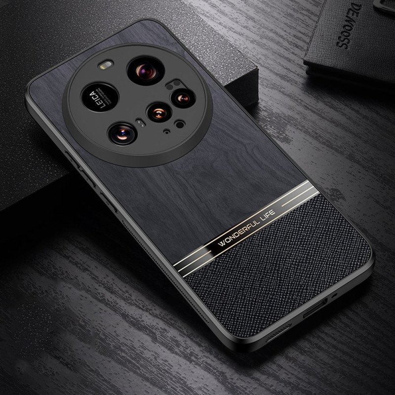Skal För Xiaomi 15 Ultra Trästruktur