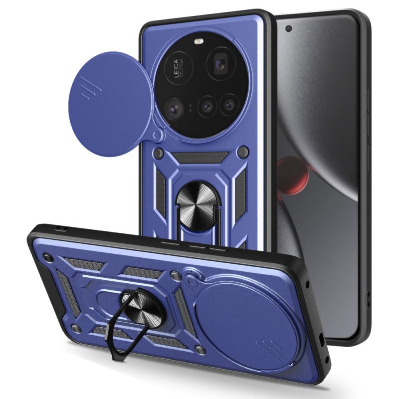 Skal Xiaomi 15 Ultra Skjutbart Kameraskydd Och Stativ