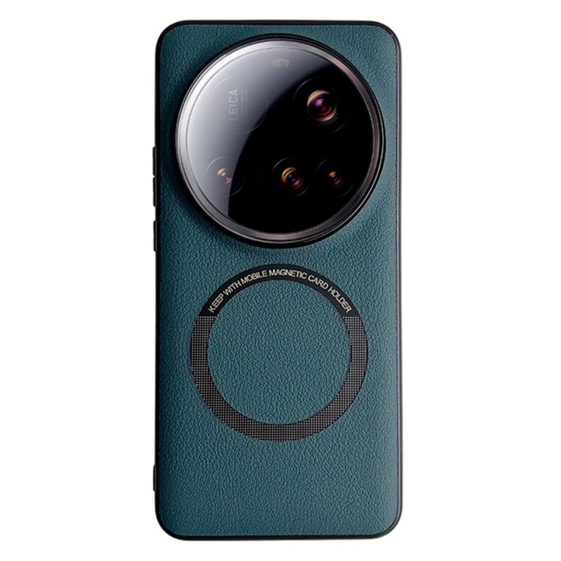 Skal Xiaomi 15 Ultra Telefonfodral Kompatibel Med Magsafe-lädereffekt