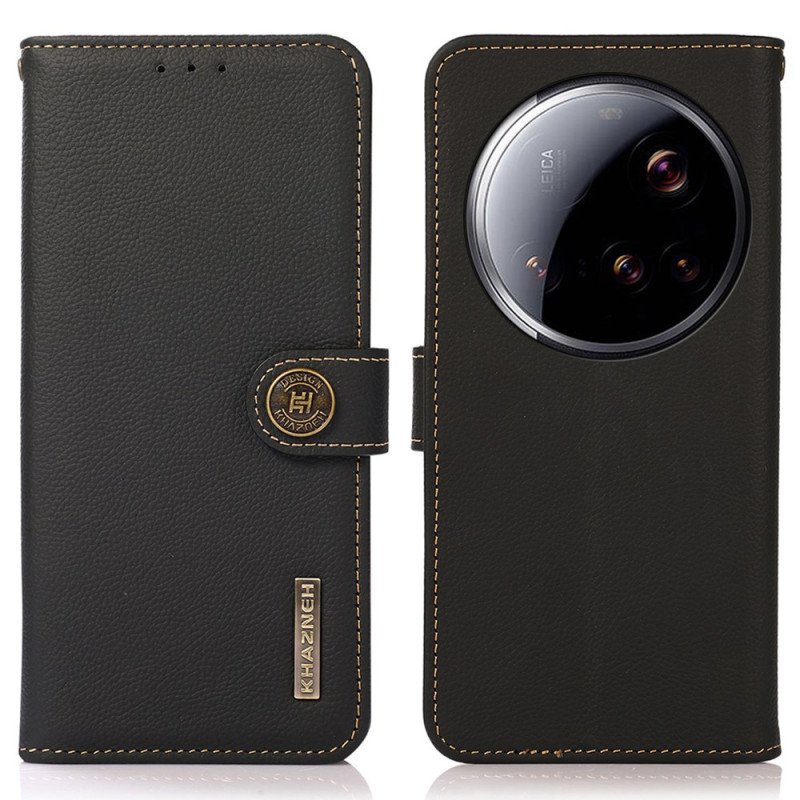Skyddsfodral Xiaomi 15 Ultra Khazneh Klassiskt Läder