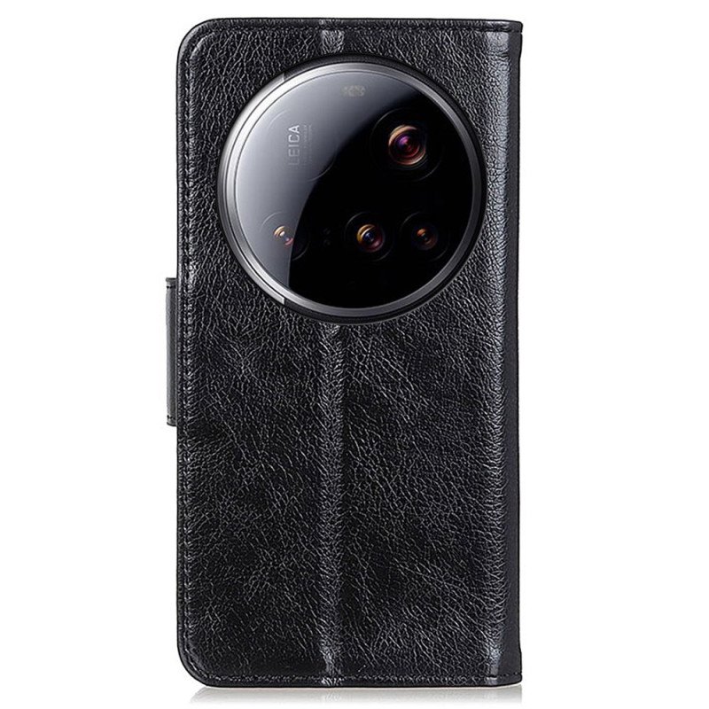 Skyddsfodral Xiaomi 15 Ultra Nappaläderstruktur