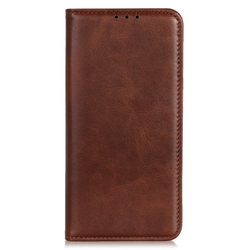 Folio-fodral Samsung Galaxy A03 Läderfodral Elegance Split Läder