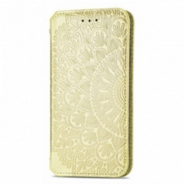 Folio-fodral Motorola Edge 20 Lite Läderfodral Mandala